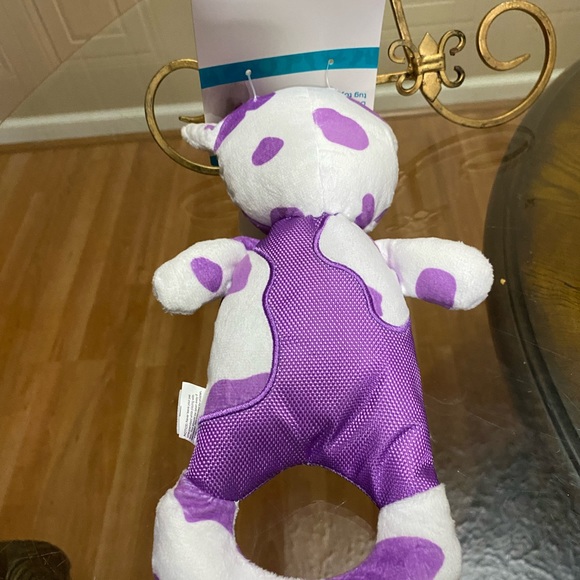 Brand New Two Tone Outward Hound Cow With Squeaker. - Picture 8 of 8